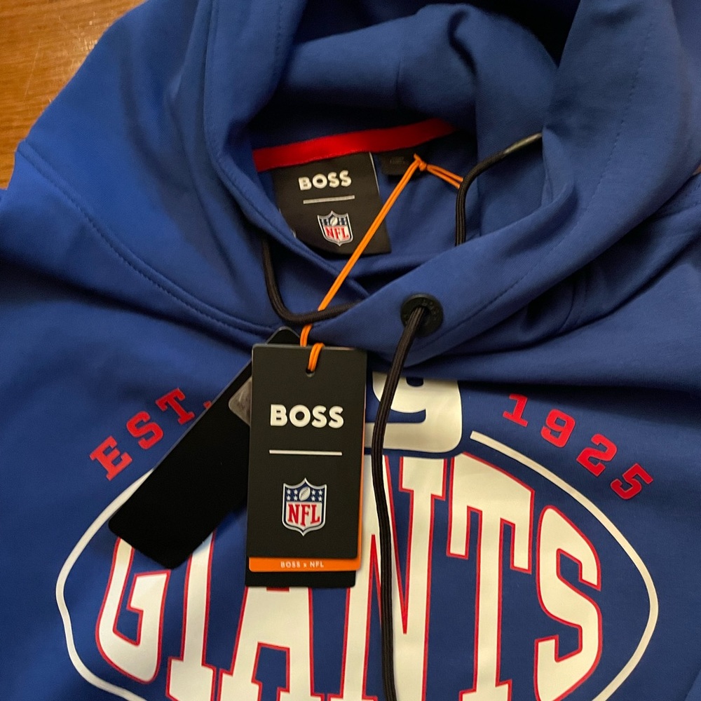 Hugo Boss X NFL men’s hoodie size large NWT - Picture 3 of 4